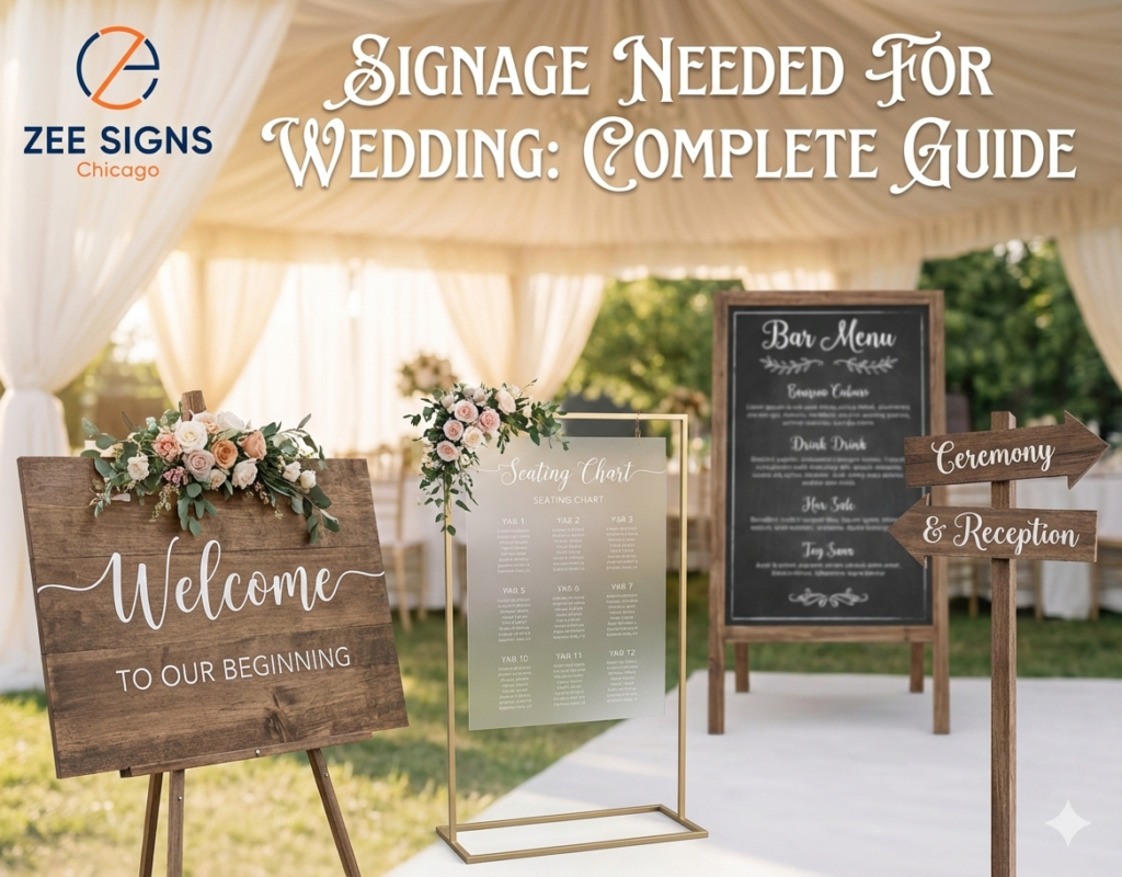 Signage Needed for Wedding