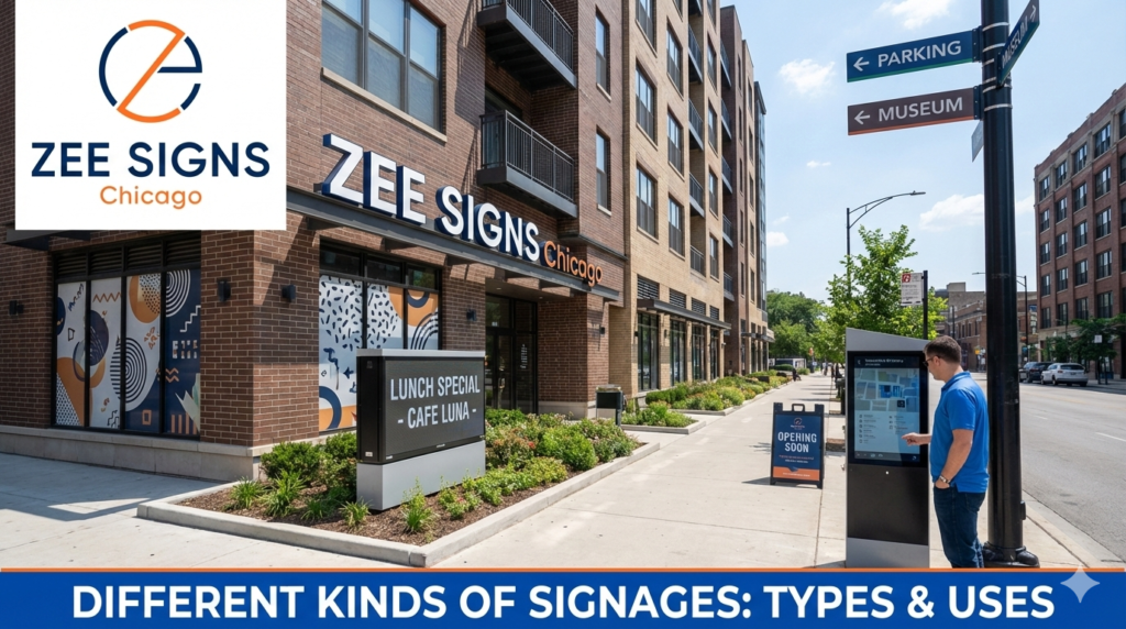 Differenr type of signage