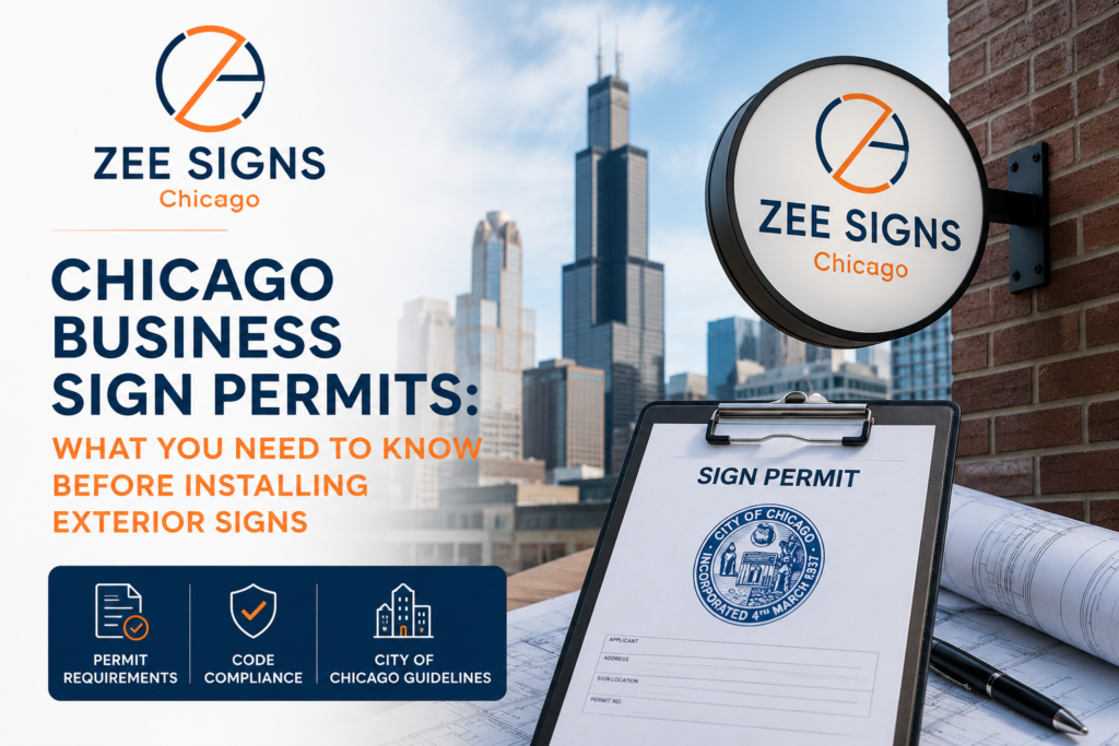 Chicago business sign permits