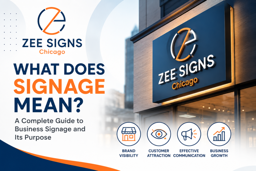 What Does Signage Mean