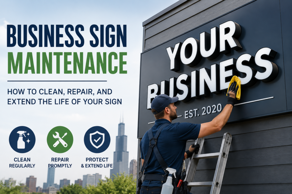 Business Sign Maintenance