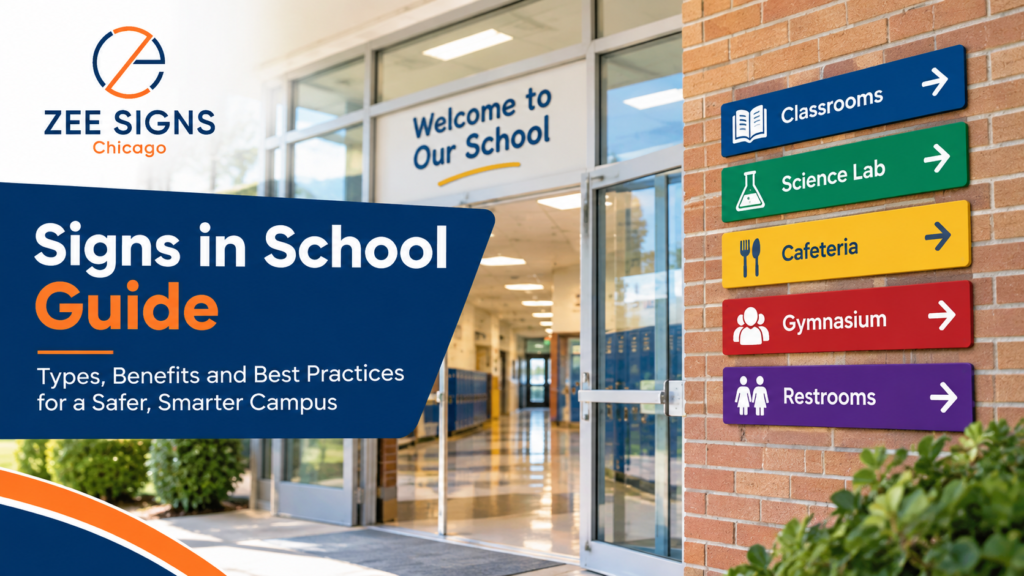 School signs guide